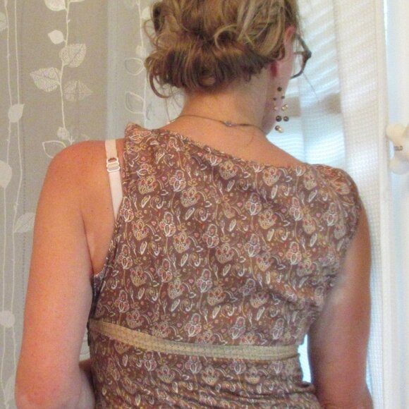 Ann Taylor LOFT Brown Peasant Blouse - Picture 5 of 5